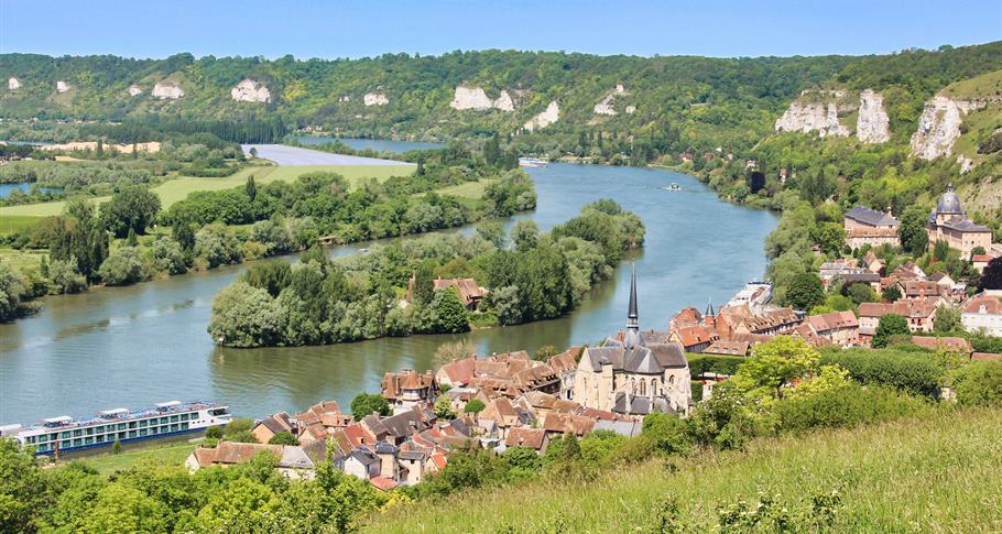 In the vicinity of Camping Château de Bouafles near Giverny in the Eure, in Normandy