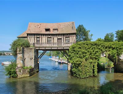 Landscape - Around the Camping Château de Bouafles near Giverny in the Eure, in Normandy