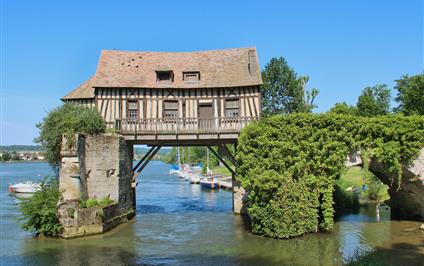 Landscape - Around the Camping Château de Bouafles near Giverny in the Eure, in Normandy - Chateau de Bouafles