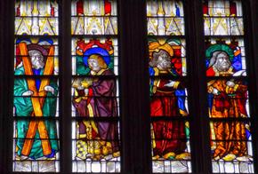 Stained glass windows of the Evreux cathedral - Chateau de Bouafles